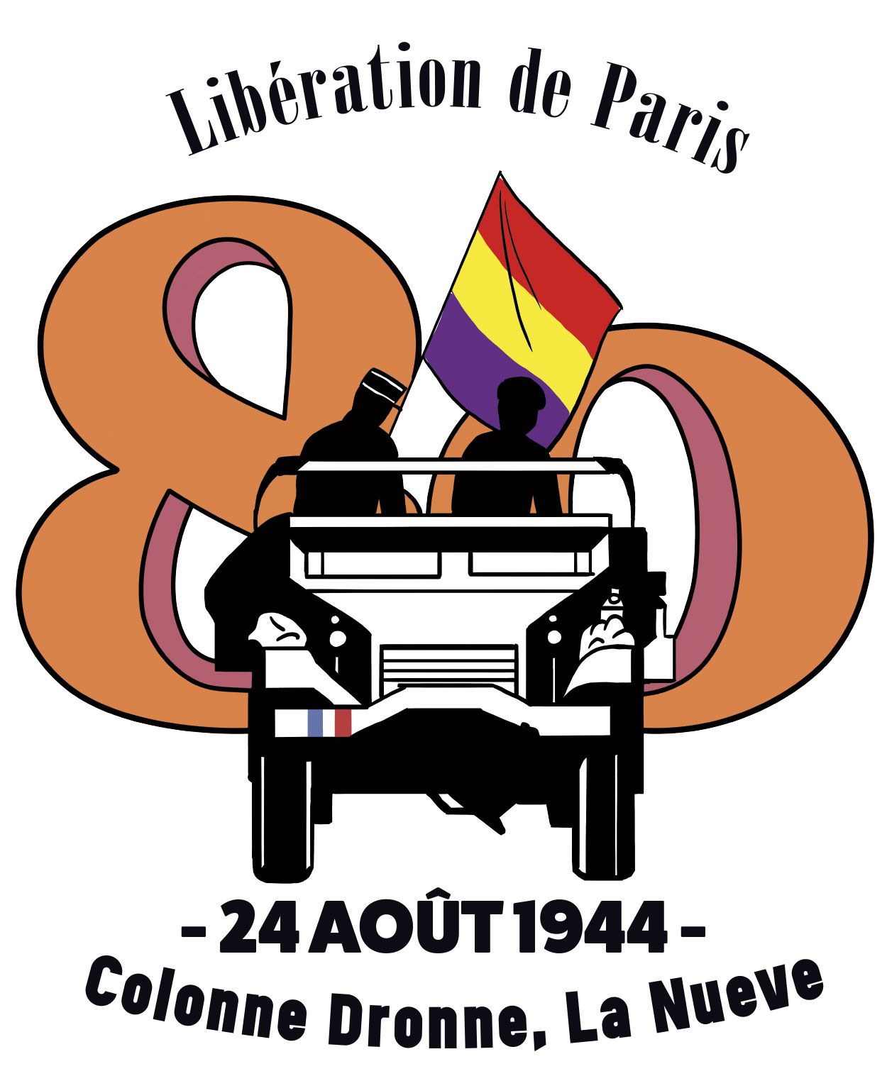 Logo La Nueve 80 ans 2024